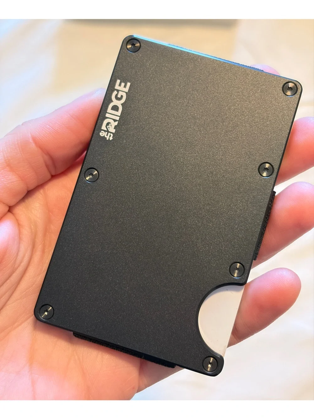 THE RIDGE ALUMINUM BLACK WALLET